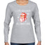 I Can Deliver All Night Long Santa Winking Christmas Womens Graphic Long Sleeve T-Shirt