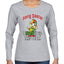 Sorry Santa I Elfed It Up This Year Christmas Womens Graphic Long Sleeve T-Shirt