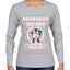 Out Here Looking Like A Snack Cookie Ugly Christmas Sweater Womens Graphic Long Sleeve T-Shirt
