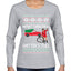 Cousin Eddie Merry Christmas Shitter's Full Ugly Christmas Sweater Womens Graphic Long Sleeve T-Shirt