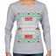 First Christmas With My Hot New Wife Ugly Christmas Sweater Womens Graphic Long Sleeve T-Shirt