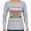 I Paused My Game To Be Here Ugly Christmas Sweater Womens Graphic Long Sleeve T-Shirt