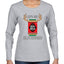 Let's Get Blitzened Christmas Womens Graphic Long Sleeve T-Shirt
