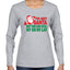 I'm Not Santa But You Can Still Sit On My Lap Christmas Womens Graphic Long Sleeve T-Shirt