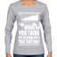 Family Vacation Where Do You Think You're Gonna Put A Tree That Big Ugly Christmas Sweater Womens Graphic Long Sleeve T-Shirt
