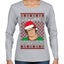 Office Phyllis Navidad Happy Holiday Ugly Christmas Sweater Womens Graphic Long Sleeve T-Shirt
