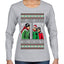 I Triple Dog Dare Ya Merry Story Ugly Christmas Sweater Womens Graphic Long Sleeve T-Shirt