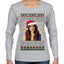 Don't Appreciate Limitations Being Placed Donna TV Show Parody Ugly Christmas Sweater Womens Graphic Long Sleeve T-Shirt