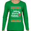 Jolliest Bunch of Assholes Xmas Movie Ugly Christmas Sweater Womens Graphic Long Sleeve T-Shirt