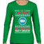 This Is My Zoom Ugly Christmas Party Sweater Ugly Christmas Sweater Womens Graphic Long Sleeve T-Shirt