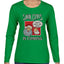 Santa Claus Is Coming, That's What She Said Christmas Womens Graphic Long Sleeve T-Shirt