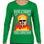 Have A Merry Fieri Christmas  Ugly Christmas Sweater Womens Graphic Long Sleeve T-Shirt