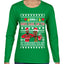 Santa Claus, Can You Do Something For Me? Ugly Christmas Sweater Womens Graphic Long Sleeve T-Shirt