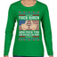 Fuck Biden and Fuck You For Voting For Him Christmas Womens Graphic Long Sleeve T-Shirt