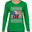 Mean Tweets and $1.79 Gas Ugly Christmas Sweater Womens Graphic Long Sleeve T-Shirt