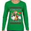 Gonna Party Like It's My Birthday Jesus Ugly Christmas Sweater Womens Graphic Long Sleeve T-Shirt