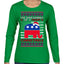I'm Dreaming Of A Right Christmas Republican GOP  Ugly Christmas Sweater Womens Graphic Long Sleeve T-Shirt