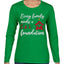 Every Family Needs a Stable Foundation Christmas Womens Graphic Long Sleeve T-Shirt