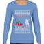 Merry Christmas Shitter's Full Christmas Vacation Ugly Christmas Sweater Womens Graphic Long Sleeve T-Shirt