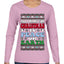 All I Want For Christmas Is Peace on Earth  Ugly Christmas Sweater Womens Graphic Long Sleeve T-Shirt