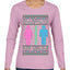 All I Want For Christmas Is For There To Be Two Genders Ugly Christmas Sweater Womens Graphic Long Sleeve T-Shirt