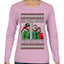 I Triple Dog Dare Ya Merry Story Ugly Christmas Sweater Womens Graphic Long Sleeve T-Shirt