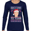 Biden Is Coming To Town Ugly Christmas Sweater Womens Graphic Long Sleeve T-Shirt