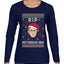 RIP Notorious RBG Ruth Bader Ginsburg Ugly Christmas Sweater Womens Graphic Long Sleeve T-Shirt