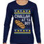 Challah At Ya Boy Ugly Christmas Sweater Womens Graphic Long Sleeve T-Shirt