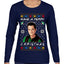 Have a Perry Christmas Ugly Christmas Sweater Womens Graphic Long Sleeve T-Shirt