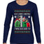 I Triple Dog Dare Ya Merry Story Ugly Christmas Sweater Womens Graphic Long Sleeve T-Shirt
