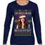 Don't Appreciate Limitations Being Placed Donna TV Show Parody Ugly Christmas Sweater Womens Graphic Long Sleeve T-Shirt