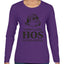 Theres some Hos in this House Ugly Christmas Sweater Womens Graphic Long Sleeve T-Shirt