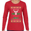 Have A Holly Jolly Christmas Ugly Christmas Sweater Womens Graphic Long Sleeve T-Shirt