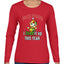 Sorry Santa I Elfed It Up This Year Christmas Womens Graphic Long Sleeve T-Shirt