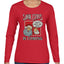 Santa Claus Is Coming, That's What She Said Christmas Womens Graphic Long Sleeve T-Shirt