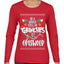In A World Full Of Grinches Be A Grizwold Ugly Christmas Sweater Womens Graphic Long Sleeve T-Shirt