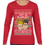 Just An Island Boy Full Of Christmas Joy! Ugly Christmas Sweater Womens Graphic Long Sleeve T-Shirt