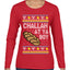 Challah At Ya Boy Ugly Christmas Sweater Womens Graphic Long Sleeve T-Shirt
