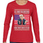 Mean Tweets and $1.79 Gas Ugly Christmas Sweater Womens Graphic Long Sleeve T-Shirt