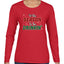 Tis' the Season To Be Drinkin' Christmas Womens Graphic Long Sleeve T-Shirt