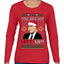Just Got Litt Up Louis Tv Show Parody Ugly Christmas Sweater Womens Graphic Long Sleeve T-Shirt