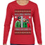 I Triple Dog Dare Ya Merry Story Ugly Christmas Sweater Womens Graphic Long Sleeve T-Shirt
