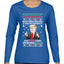 Trump This is the Greatest Ugly Christmas Sweater Womens Graphic Long Sleeve T-Shirt
