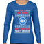 This Is My Zoom Ugly Christmas Party Sweater Ugly Christmas Sweater Womens Graphic Long Sleeve T-Shirt