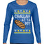 Challah At Ya Boy Ugly Christmas Sweater Womens Graphic Long Sleeve T-Shirt