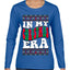 In My Christmas Era Ugly Christmas Sweater Womens Graphic Long Sleeve T-Shirt