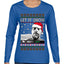 Hunter Let It Snow Biden Ugly Christmas Sweater Womens Graphic Long Sleeve T-Shirt