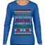 This Ugly Sweater Sucks But I Swallow Ugly Christmas Sweater Womens Graphic Long Sleeve T-Shirt