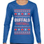 City of Buffalo BUF American Football Fantasy Fan Ugly Christmas Sweater Unisex Crewneck Sweatshirt